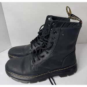 Dr. Martens Black COMBS LEATHER BOOTS US Men's 10 EUC Doc Martens, Doc's